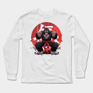 karate monkey Long Sleeve T-Shirt